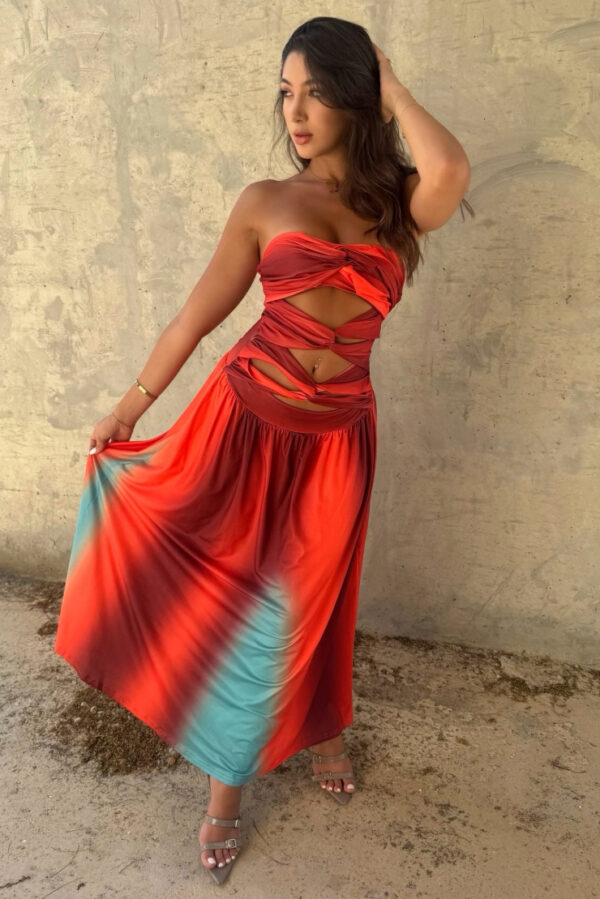 Ombre Cut Out Dress - Image 4