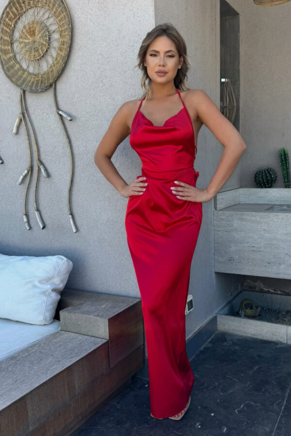 Satin Dress - Image 4