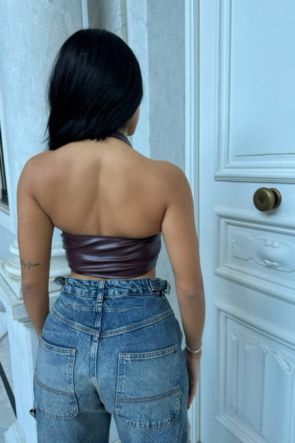 Leather Corset With Zipper - Image 4