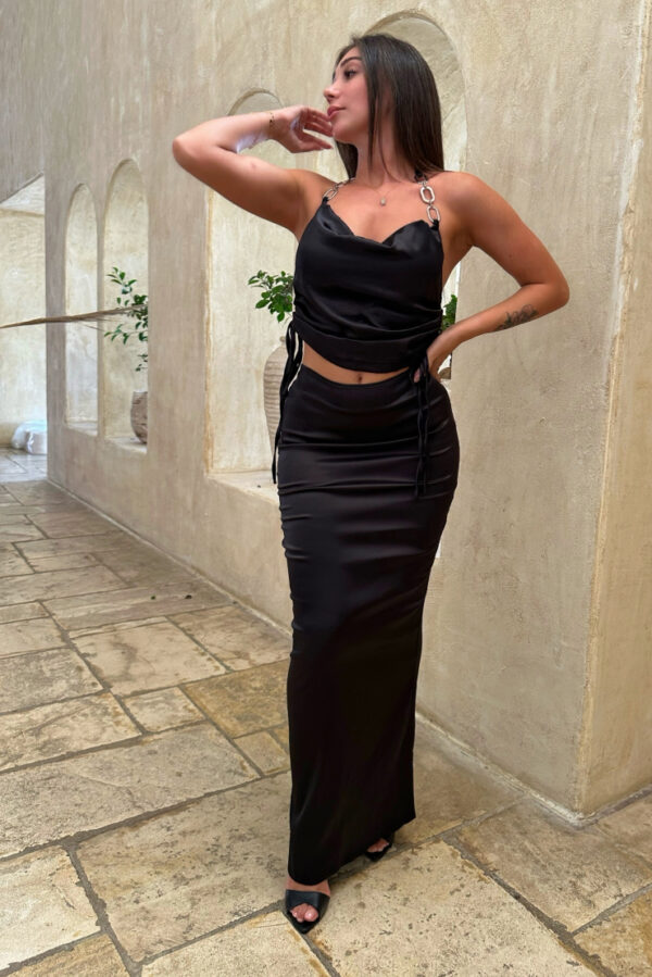 Satin Top With Buckle - Image 8