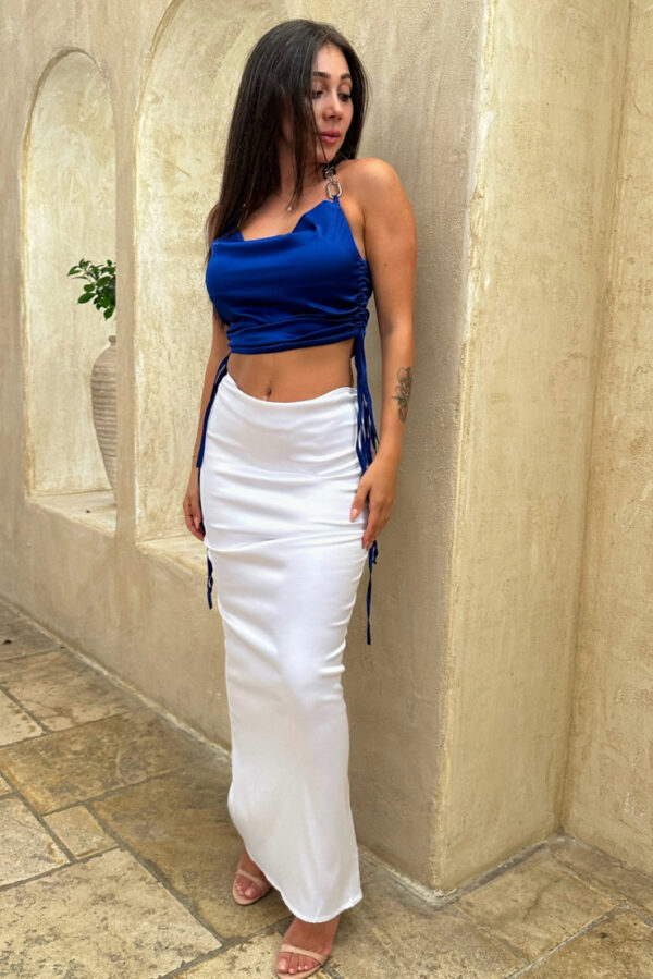 Satin Top With Buckle - Image 3